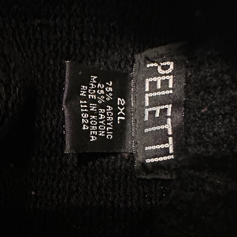 Men's Black Crewneck Sweater